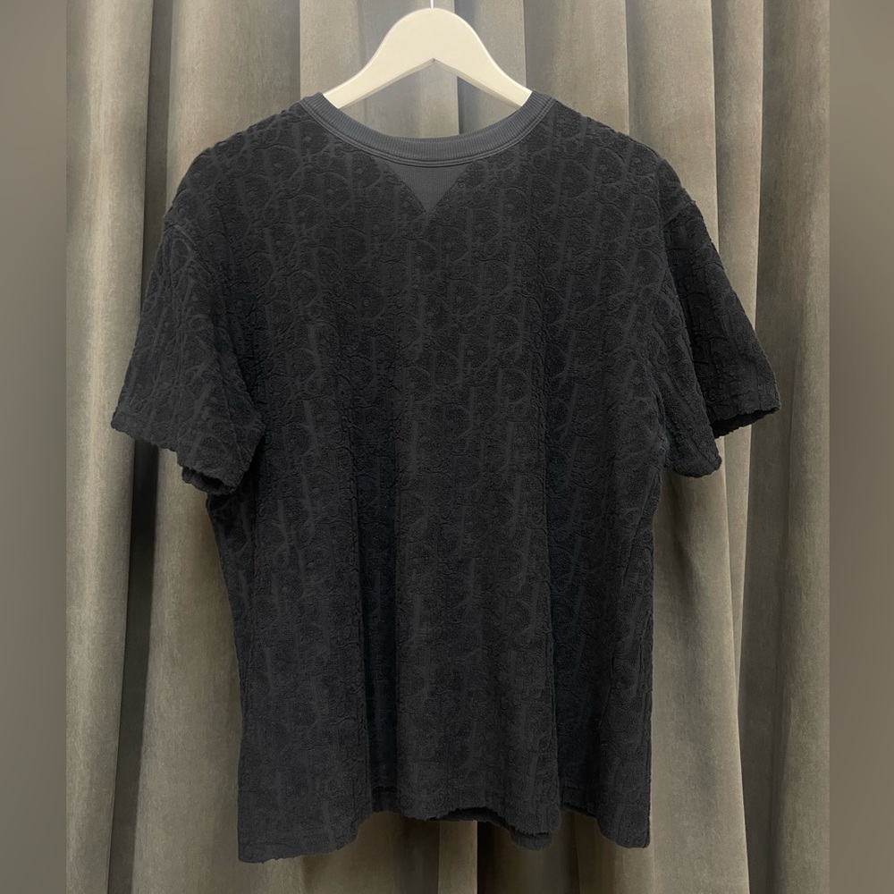 Dior Oblique T Shirt Blue